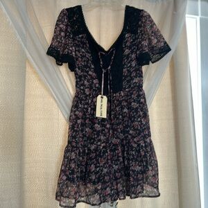 NWT Band of Gypsies by Anthropology floral dress sz S
